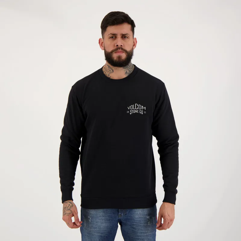 Moletom Volcom Merick Preto