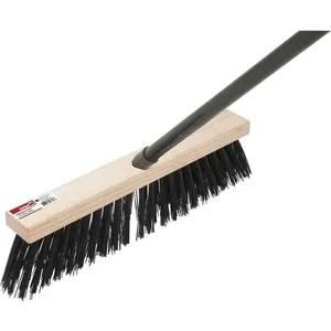 Vassoura Tipo Gari Cepa de Madeira 48 cm 4 Fileiras com Cabo - NOVE54