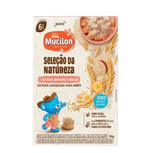 Cereal Infantil Mucilon Seleção Da Natureza Cereais, Banana E Maça 100g