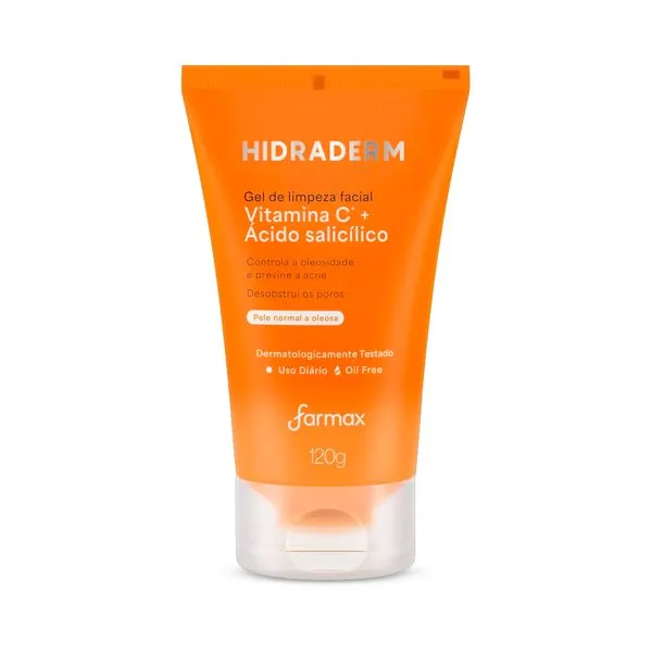 Gel De Limpeza Facial Hidraderm Vitamina C 120g