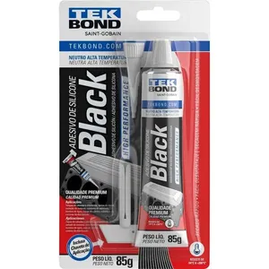 BOR.SILICONE NEUTRO BLACK A.T 85G TEKBOND