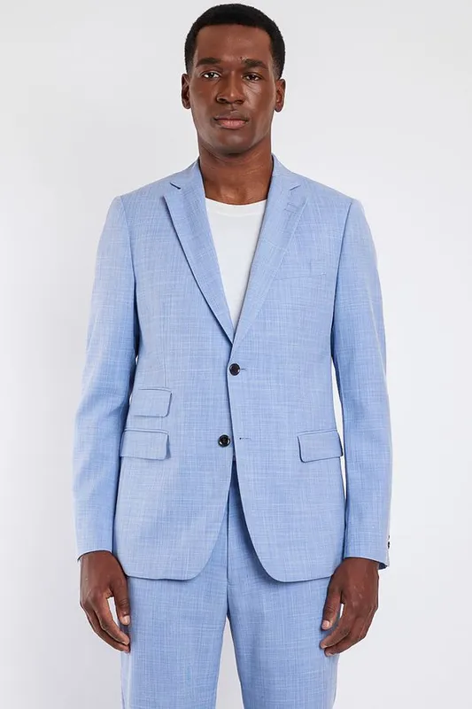 Paletó Super Slim Flame Azul Claro - 54M