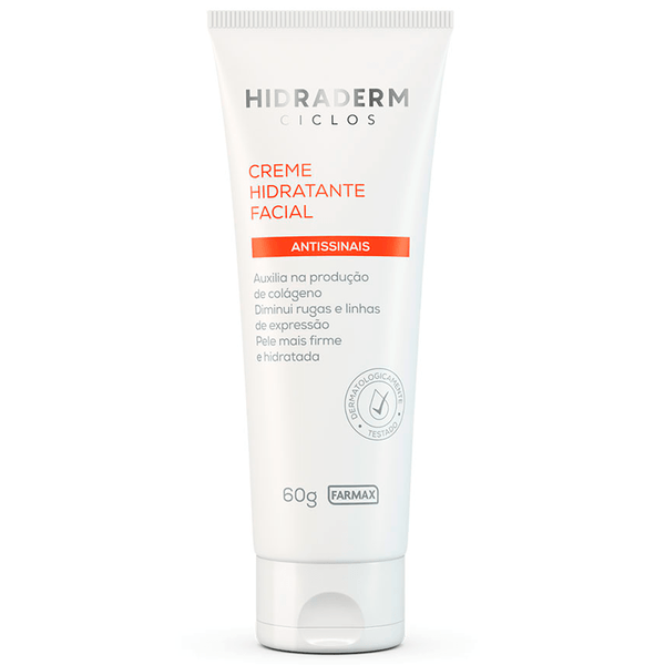 Creme Hidratante Facial Hidraderm Ciclos Antissinais 60g