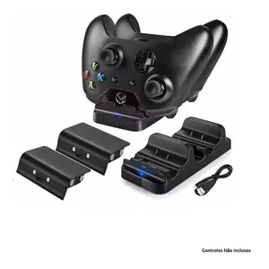 Carregador Dual Power Dock com 2 Baterias para Controle Xbox One Dobe 300mah