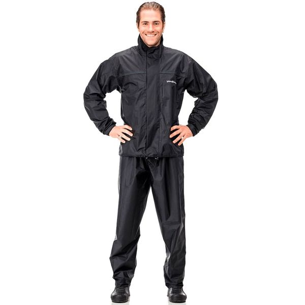 Capa De Chuva Pantaneiro Nylon Com Gola Preto M (MP)