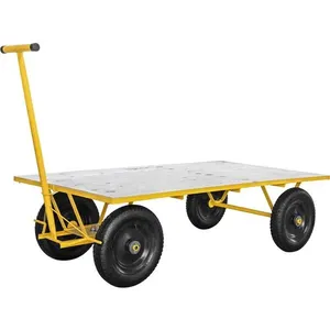 Carro Plataforma em Compensado Roda Pneu/Câmara 150x80cm 600kg - VONDER