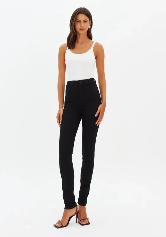 Calça Jeans Skinny Shape Now Preto 40