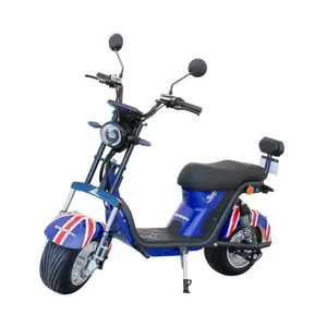 Scooter Elétrica 1000W Wehawk Bateria Lítio Removível Bandeira Inglaterra
