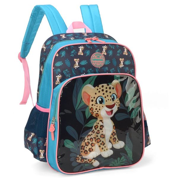 Mochila de Costas Luxcel Up4You Onça Verde Único