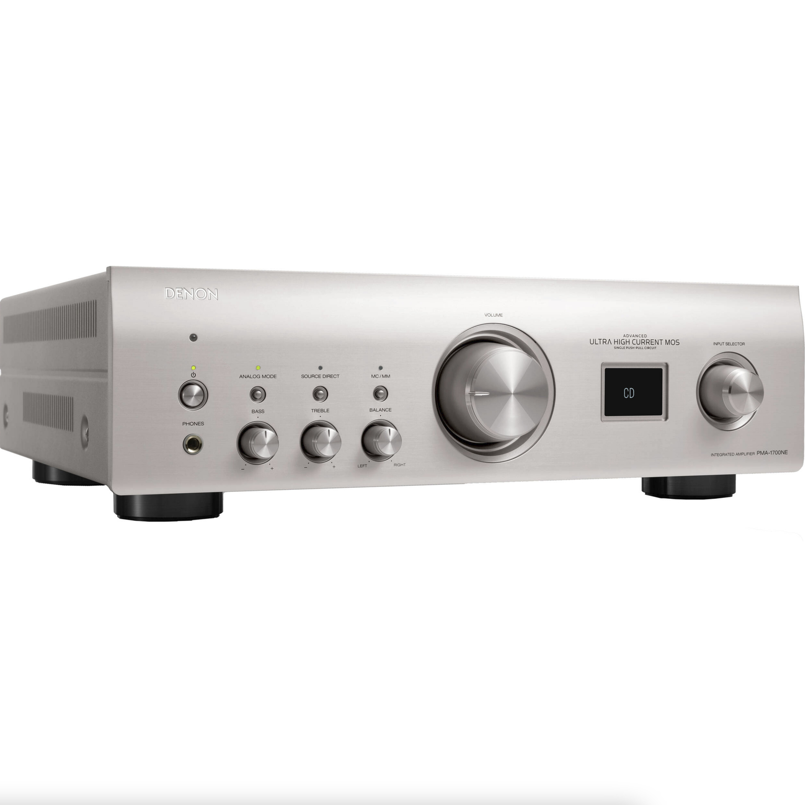 Amplificador Integrado Denon PMA-1700NE Phono MM/MC 70W - 120v ( Silver )