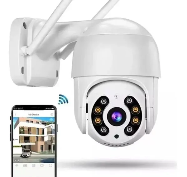 Kit 2 Camera De Segurança Ip Speed Dome A Prova D Agua Ip66