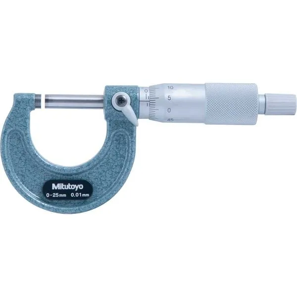 Micrômetro Externo Analógico 0 a 25mm Resolução 0,01mm 103-137 - Mitutoyo