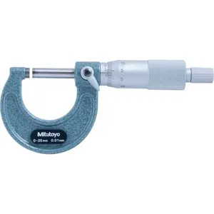 Micrômetro Externo Analógico 0 a 25mm Resolução 0,01mm 103-137 - Mitutoyo