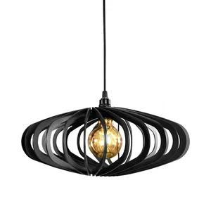 Luminária Teto Lustre pendente balcão cozinha sala egito Preto