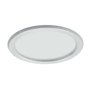 Luminária de embutir redonda 1220 LED 127V 9W 5700K branca Bonin