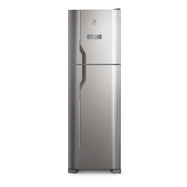 Geladeira Electrolux Frost Free 400L Efficient Turbo Freezer Duplex Inox Look (DFX44) 127 V