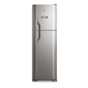 Geladeira Electrolux Frost Free 400L Efficient Turbo Freezer Duplex Inox Look (DFX44) 127 V