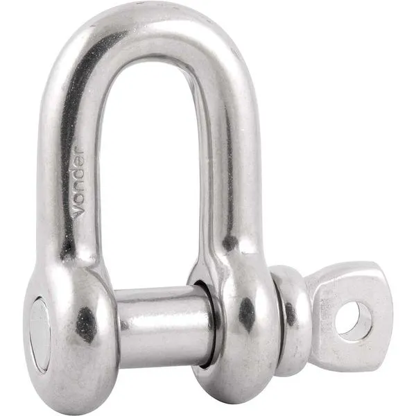 Manilha Reta Aço Inox 1/2” 2,0t Uso Leve - VONDER