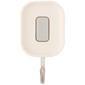 Kit 2 Ganchos Autoadesivos Multiúso Quadrados Plástico E Ferro 7,5x4x2cm LM2656AMB - honeyhome