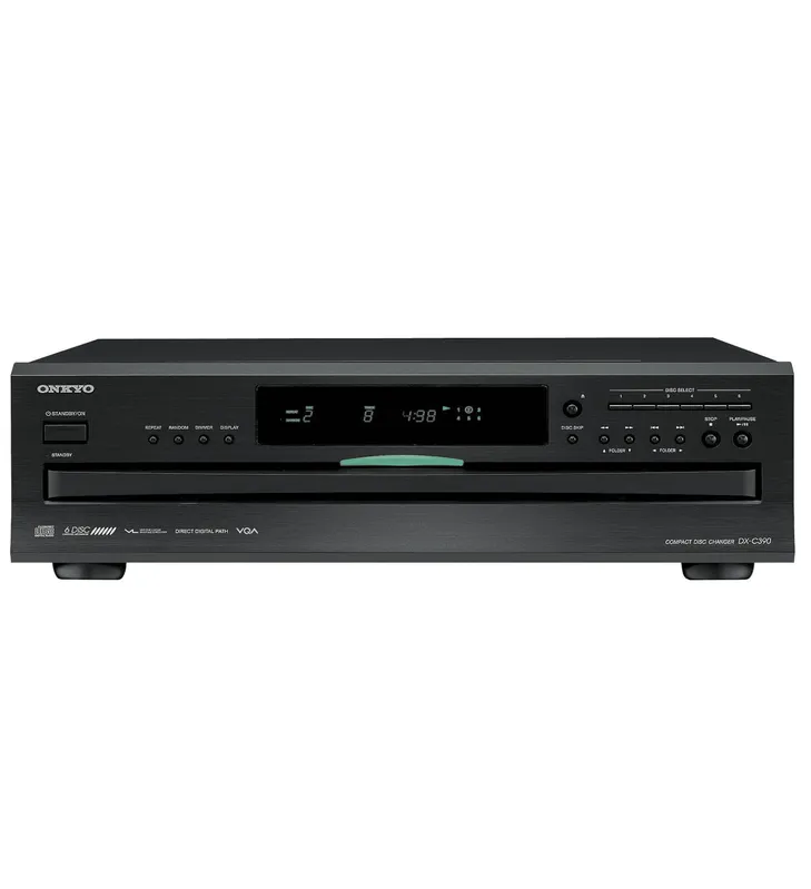 CD player retro Onkyo DX-C390 carrossel de 6 discos 120v