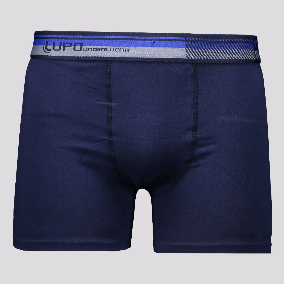 Cueca Boxer Lupo Algodão Marinho