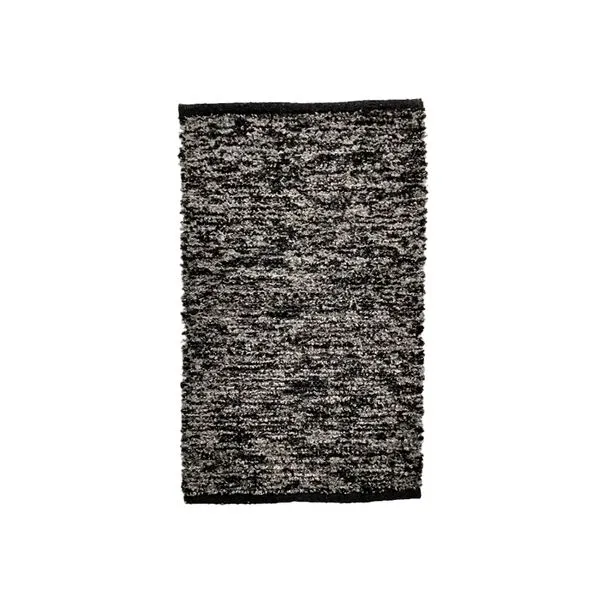 Tapete Ambiente 100% Algodão Preto e Cinza 50x80cm LM3128AMB - honeyhome