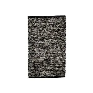 Tapete Ambiente 100% Algodão Preto e Cinza 50x80cm LM3128AMB - honeyhome
