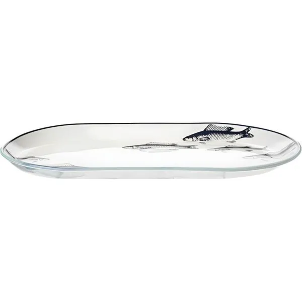 Ornamento Oval Decor Glass De Vidro Media (MP)