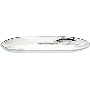 Ornamento Oval Decor Glass De Vidro Media (MP)