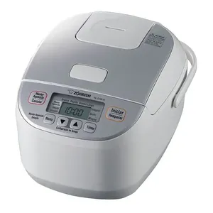 Panela Elétrica De Arroz Zojirushi 10 Xícaras Silver White 127V NL-DAB18WS (MP)