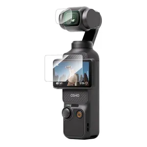 Kit Películas Vidro Lente + Lcd Para Dji Osmo Pocket 3 - Telesin