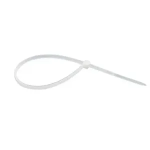Abracadeira De Nylon 200x2,5mm Branca Com 100un
