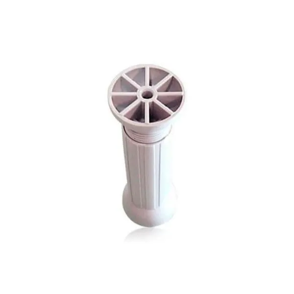 Pé para Cozinha 130mm Branco com Parafuso 2125101 - Indart
