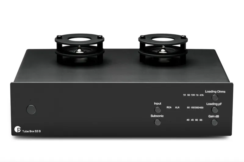 Pro-ject Tube Box S3 B - Pré-amplificador Phono valvulado - Black