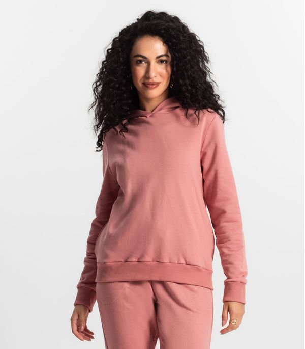 Moletom com Capuz Feminino Rovitex Rosa G / Rosa