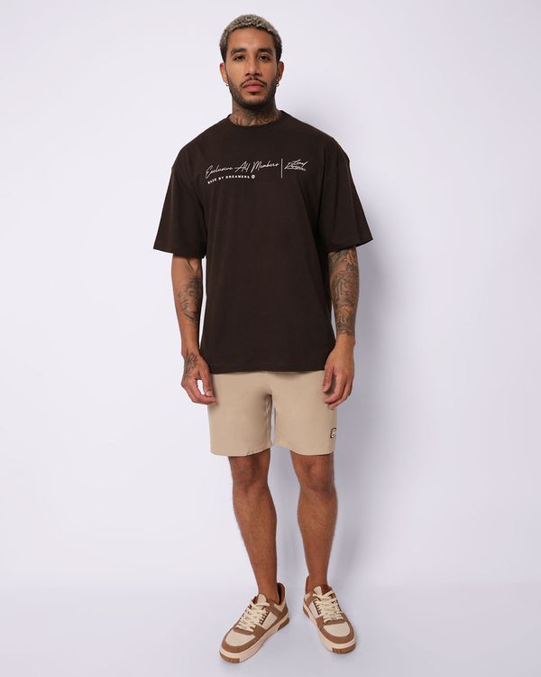 Bermuda Masculina Ecko Unltd Microfibra Bege P