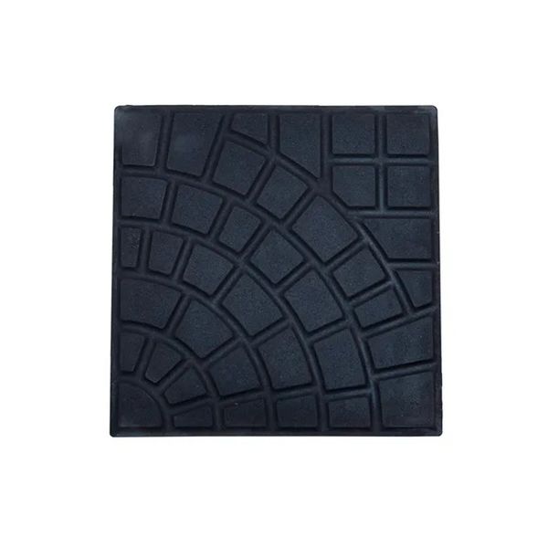 Piso Ladrilho Hidráulico Firenze Preto 30,7x30,7cm Caixa com 0,47 m² Borda Reta Cimartex