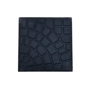Piso Ladrilho Hidráulico Firenze Preto 30,7x30,7cm Caixa com 0,47 m² Borda Reta Cimartex