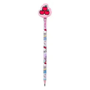 Lápis Hb Com Borracha Na Ponta Hello Kitty Leo&leo Rosa