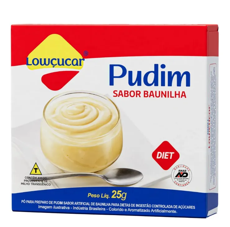Pudim Baunilha Zero Açúcares Lowçúcar 25g