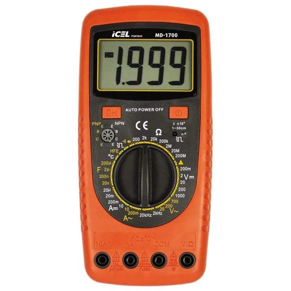 Multimetro Digital Icel Md-1700