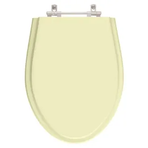 Tampa De Vaso Poliester Victoria Bege Claro (bone) Para Bacia Ideal Standard