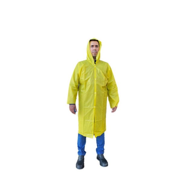 Capa de Chuva Vinil Amarela Brasmo Capa de Chuva Vinil Amarela Tam XG Brasmo