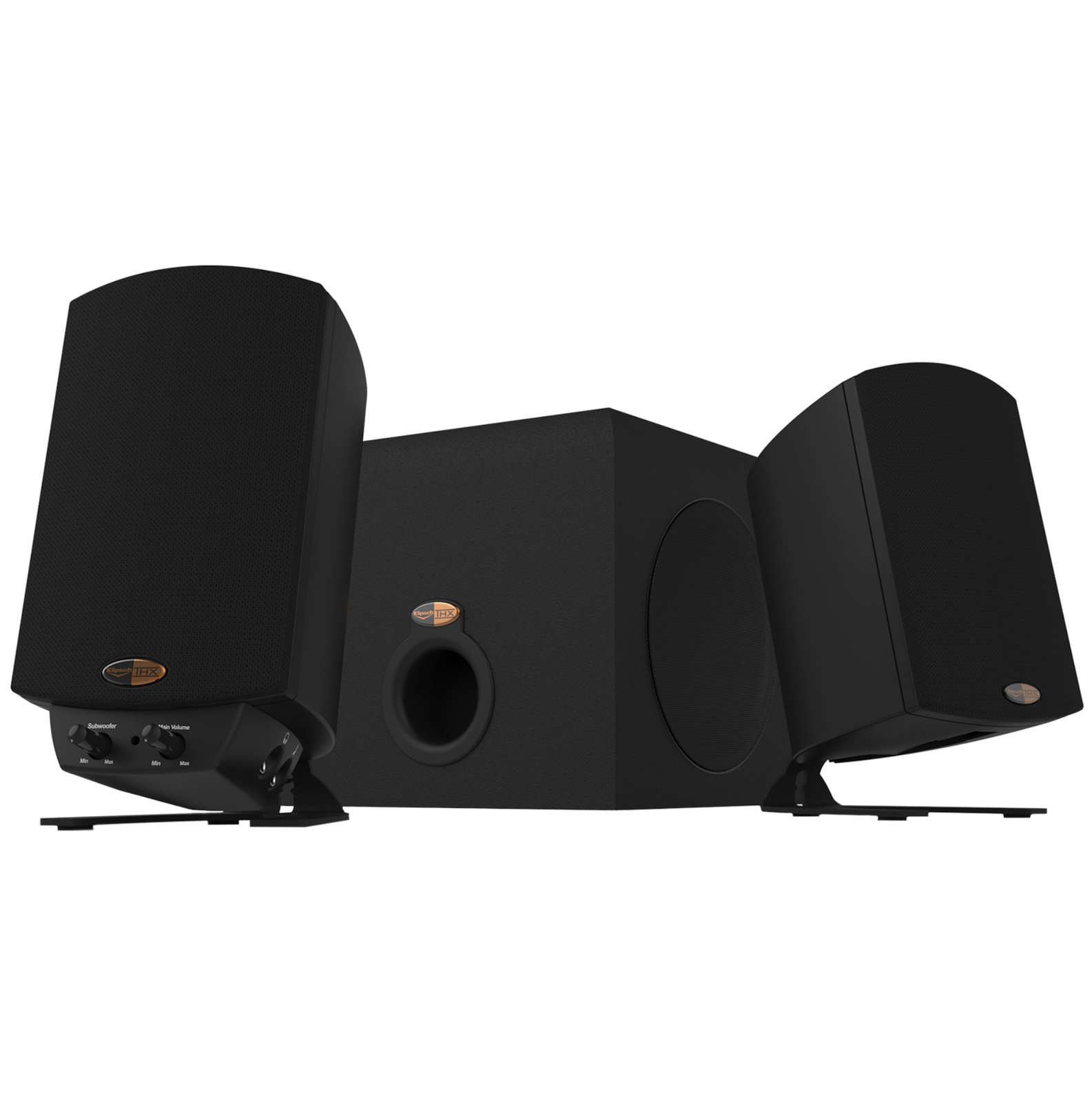 Sistema de Áudio Klipsch ProMedia 2.1 THX com Subwoofer para Computadores 110v