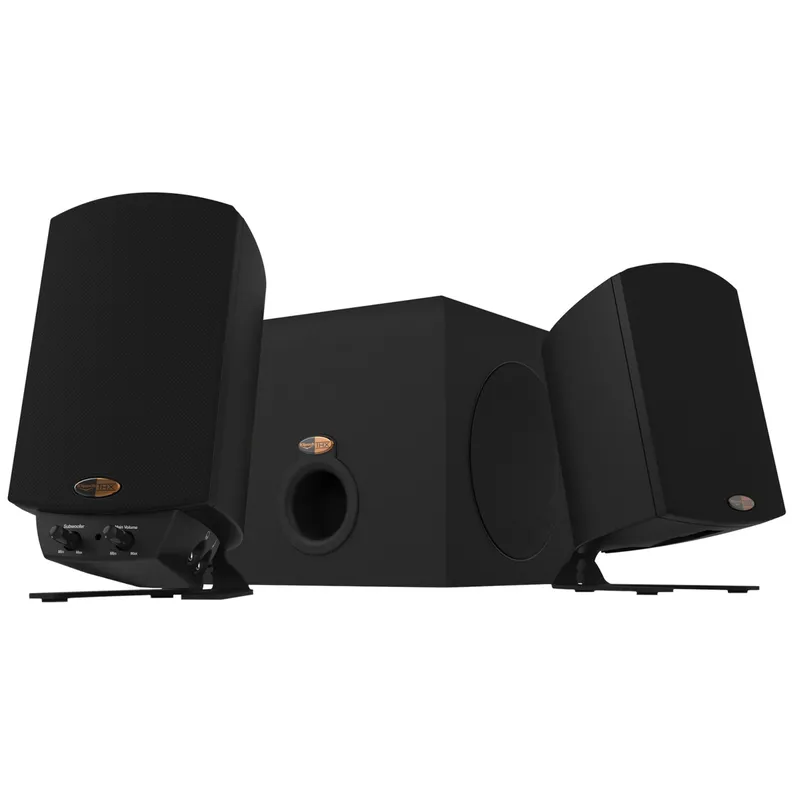 Sistema de Áudio Klipsch ProMedia 2.1 THX com Subwoofer para Computadores 110v