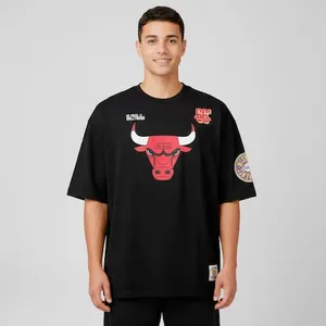 Camiseta do Chicago Bulls NBA Masculina Pennant N0539