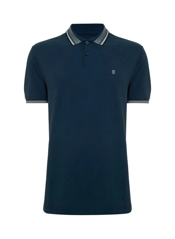 Polo Slim Fit Gola Friso Masculina Individual M
