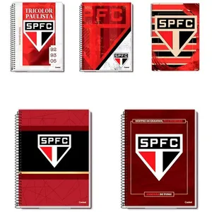 Caderno Universitário Spfc 1 Matéria 80 Folhas Ref.282854 Credeal