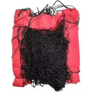 Rede de Beach Tennis Master Lazer Malha 4x4 Fio 1mm Seda Vermelho com 4 Faixas e Ilhós Matrix Rede de Beach Tennis Master Lazer Malha 4x4 Fio 1mm Seda Vermelho Matrix