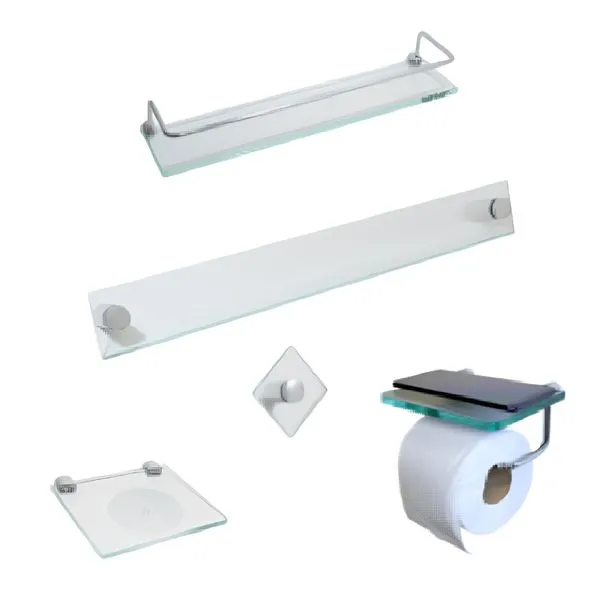 Kit Acessórios Basic 5 Peças Incolor - 0117 - DELLUC